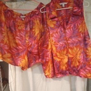 Cacique  26/28 2'piece sleepwear